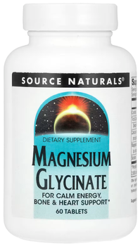 Магній гліцинат Source Naturals Magnesium Glycinate 60 таб