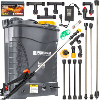 Опрыскиватель аккумуляторный 16л Powermat (Польша)