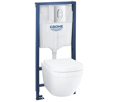 Унитаз с инсталляцией 6 в 1 GROHE EURO CERAMIC 39536000