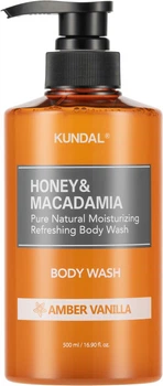 Гель для душа Kundal Honey & Macadamia Body Wash Amber Vanilla 500 мл (8809568742061)