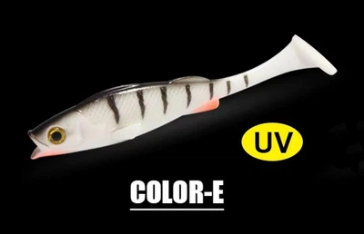 Велика силіконова приманка Spinpoler Vigour Perch, 14см/17гр, Color E (3 шт/уп)