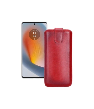 Витяжка зі шкіри для телефону Motorola Edge 50 Fusion Червоний