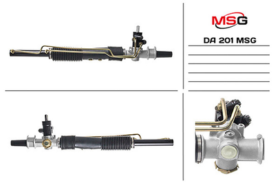 Рулевая рейка с ГУР Opel Astra G 98-05, Daewoo Nexia 95-08, Daewoo Lanos 97-09 MSG DA201 (900256, 900265, 900283)
