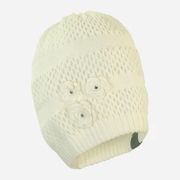 Детская демисезонная шапка-бини для девочки Huppa Gloria 8343BASE-90020 47-49 см (4741468769493)