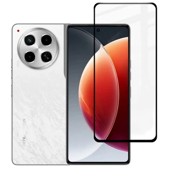 Защитное стекло Fiji Premium для Tecno Camon 30 (CL6) полная проклейка Anti-Static черный