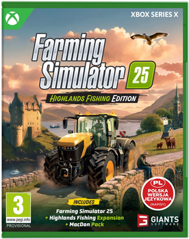 Gra XSX Farming Simulator 25: Highlands Fishing Edition (płyta Blu-Ray) (4064635510736)