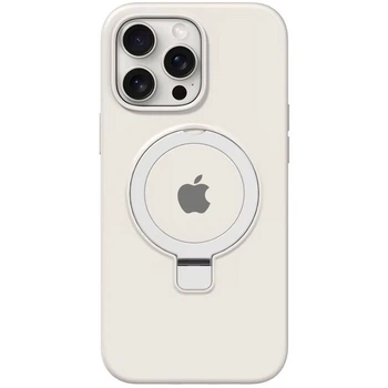 Чехол на Apple iPhone 15 Pro / для айфон 15 про силикон Белый white