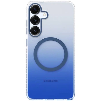 Чохол на Samsung Galaxy S25 / для самсунг галаксі С25 з функцією магсейф MagSafe з градієнтом Blue