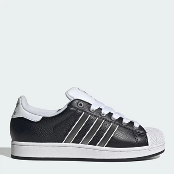 Мужские кеды низкие Adidas Superstar II JQ3209 45.5 (10.5UK) 29 см Cblack/Msilve/Ftwwht (4068801923658)