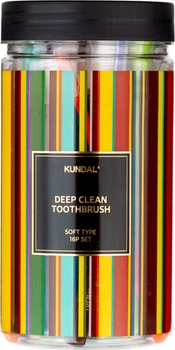 Набір зубних щіток Kundal Deep Clean Toothbrush Soft Type М'яких туба 16 шт (8809693253913)