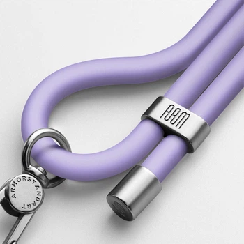 Ремешок для смартфона ArmorStandart Silicone Rope Titanium Violet with Grey holder (ARM76274)