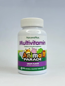 Пробіотик дитячий для здоров'я зубів Natures Plus Animal Parade vitamin 90 таблетокв упаковці (VMD-1206641)