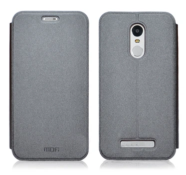 Кожаный чехол-книжка MOFI для Xiaomi Redmi Note 3 (Sand Серый)