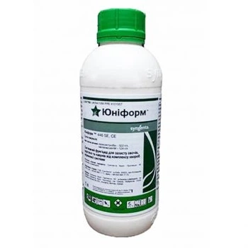 Фунгицид Юниформ 446 SE, CE Syngenta Сингента, Швейцария, флакон 1 л