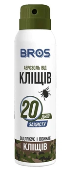 Аэрозоль от клещей, Bros Польша, флакон 90 мл