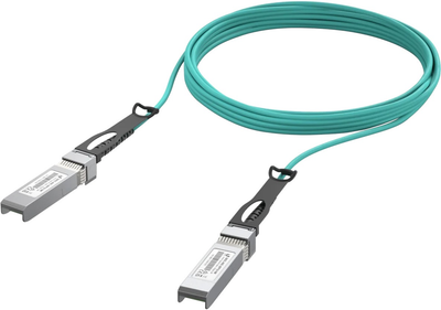 Оптичний патч-корд Ubiquiti UniFi Long-Range Direct SFP28 10 м Aqua (UACC-AOC-SFP28-10M)