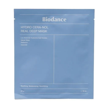 Маска гидрогелевая с керамидами BIODANCE Hydro Cera-nol Real Deep Mask 34 г