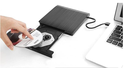 Внешний USB 3.0 DVD CD Тонкий оптический привод для чтения компакт дисков плеер ДВД проигрыватель