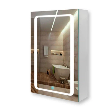 Зеркальный шкаф Premium G19 - 40 с LED-подсветкой и сенсорной кнопкой управления