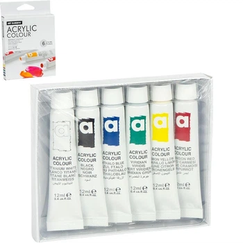 Набор акриловых красок "Art Ranger Acryliс" Bambi PA31.06012A 12 мл 6 цветов