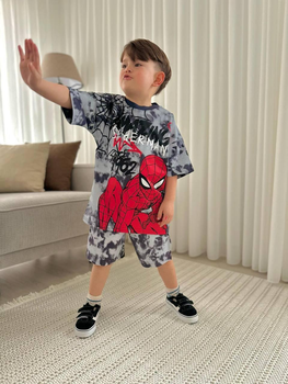 Комплект (футболка, шорти) Spider Man (Людина Павук) 134/140 см, Різнокольоровий SPID280525