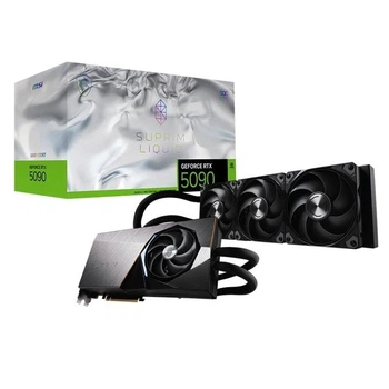 Видеокарта GeForce RTX 5090 32 ГБ GDDR7 с жидкостным охлаждением черная