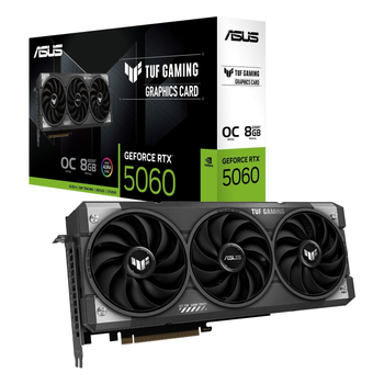 Відеокарта GeForce RTX 5060 8GB GDDR7 TUF Gaming OC Asus (TUF-RTX5060-O8G-GAMING)