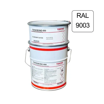 Эпоксидная краска для бетонного пола Teknobond 600 5 кг Белая (RAL 9003)