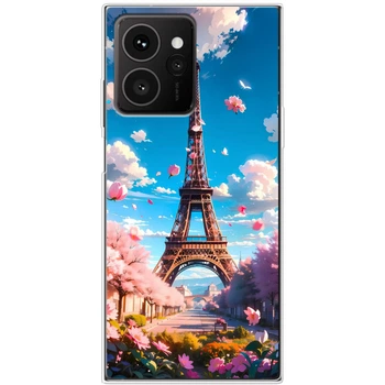 Силиконовый Чехол с Картинкой для HMD Skyline Принт (Париж, Эйфелева Башня) (66409-ysm035)