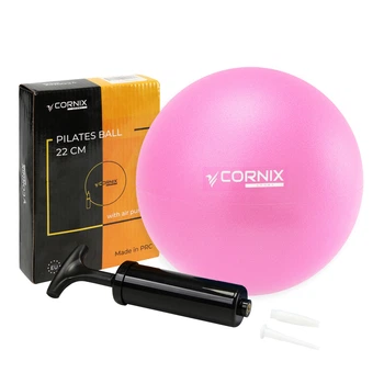М'яч для пілатесу, йоги, реабілітації Cornix MiniGYMball 22 см XR-0228 Pink