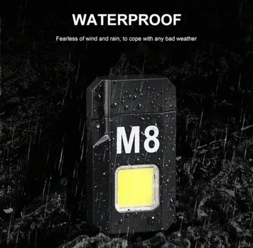 Запальничка спіральна USB LED ліхтарик LV-6002 компактна