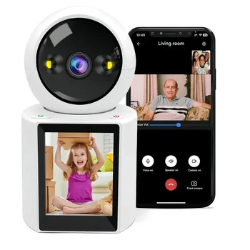Настільна Wi-Fi відеоняня ICSEE V3 2,8-дюймовий екран 2 МП Full HD 1080P