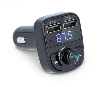 FM модулятор CAR X8 BT с LED дисплеем 2 USB порта для зарядки