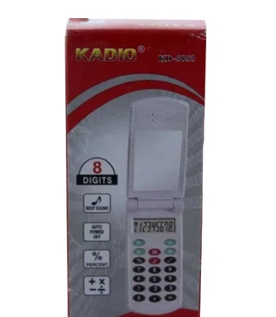 Калькулятор электронный черный Kadio KK-5853 с большим экраном