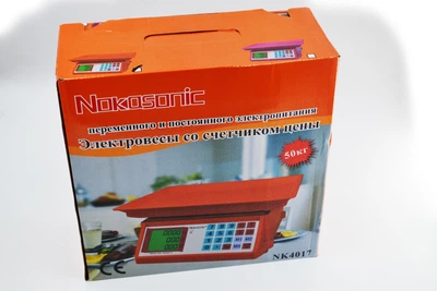 Торговые весы Nokasonic NK4017 с максимальным весом 40 кг и делением 5 г