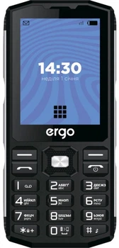 Мобільний телефон ERGO E282 Dual Sim чорний 2.8 дюйма TFT екран 4000 мА·г