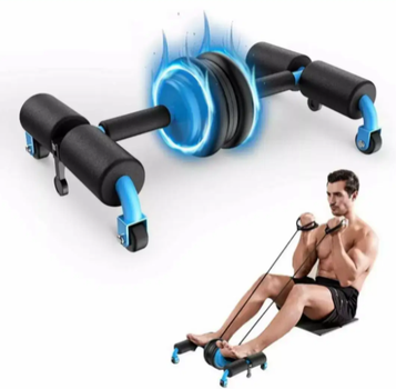 Тренажер для пресса Multifunction Abdominal Wheel упражнения для пресса