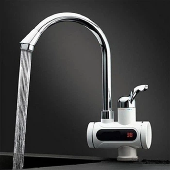 Проточний водонагрівач LED-дисплей 3 кВт 220 В діапазон 30–60°C