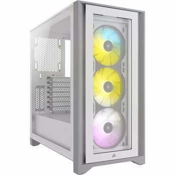 Корпус Corsair iCUE 4000X RGB Tempered Glass White без БП CC-9011205-WW Без БР