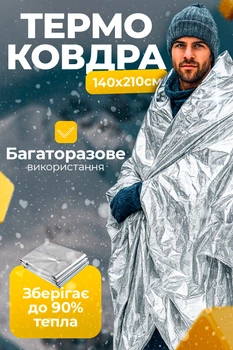 Одеяло спасательное термоодеяло Rettungsdeck