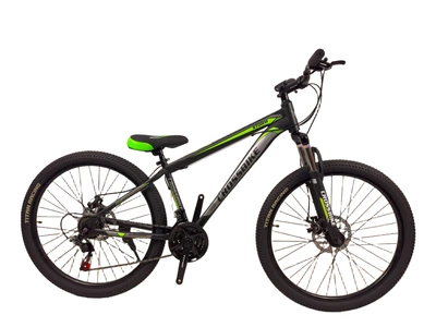 Велосипед CrossBike Storm 27,5" 15" Чорний-Зелений
