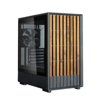 Корпус Zalman P10 Namu без БЖ, 1xUSB3.0, 1xUSBType-C, 2x120мм, 1x120мм ARGB, VGA 340мм, LCS ready, TG Side Panel, mATX, чорний