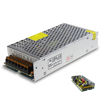 Импульсный блок питания UKC Switching Power Supply 12V 15A для LED ламп с пассивным охлаждением (678)