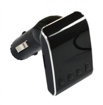Bluetooth трансмиттер с кабелем Lightning MicroUSB H22 BT черный (3102)