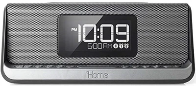 Акустична док-станция iHome IBN350G, Qi Wireless Charging, BT, NFC, USB, Aux Mic (IBN350V2G)
