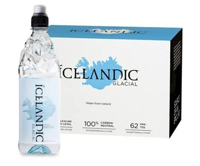 Упаковка минеральной негазированной воды Icelandic Glacial Sport, 12 шт. х 0,75 л, ПЭТ