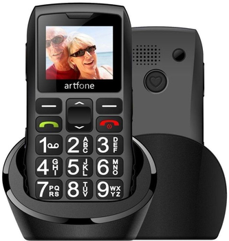 Telefon komórkowy Artfone C1+ Black (703674401813)