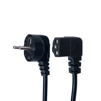Кабель питания C13 1.8m 90° corner black Armorstandart (ARM73124)