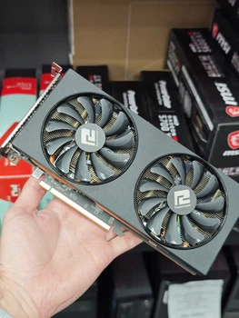 Видеокарта PowerColor AMD Radeon RX 5700 XT 8Gb (AXRX 5700XT 8GBD6-3DH) Б/У