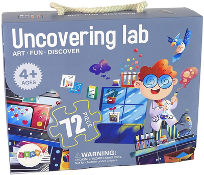Puzzle Lean Toys Laboratorium Nauka 72 elementy 14185 (5905679070505)